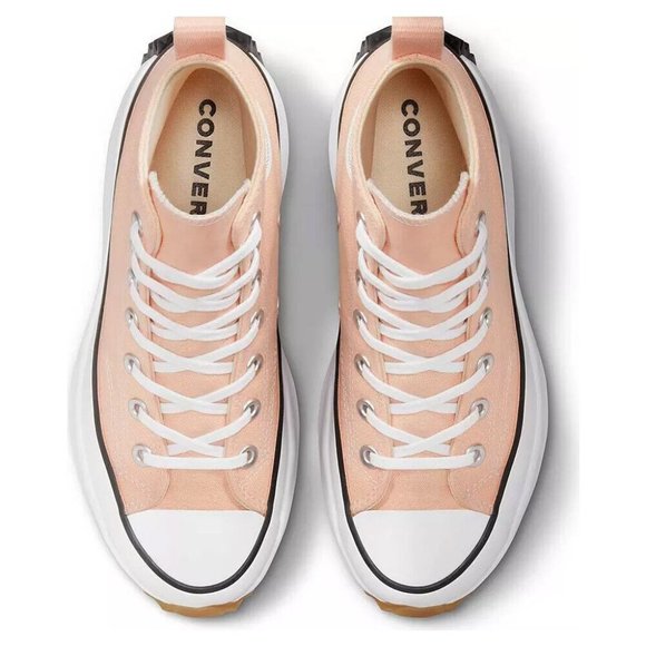 Converse Run Star Hike High Coral Women's -Sneakers Shoes Platform Peach A03549C - Picture 4 of 6